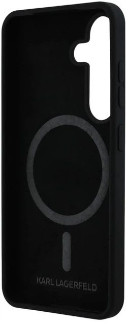 Etui Karl Lagerfeld Rhinestones Karl Head Logo do Samsung Galaxy S25 Plus Black (3666339450168) - obraz 6