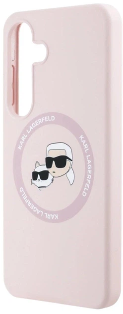Панель Karl Lagerfeld Rhinestones Karl Head Logo для Samsung Galaxy S25 Plus Pink (3666339450168) - зображення 5