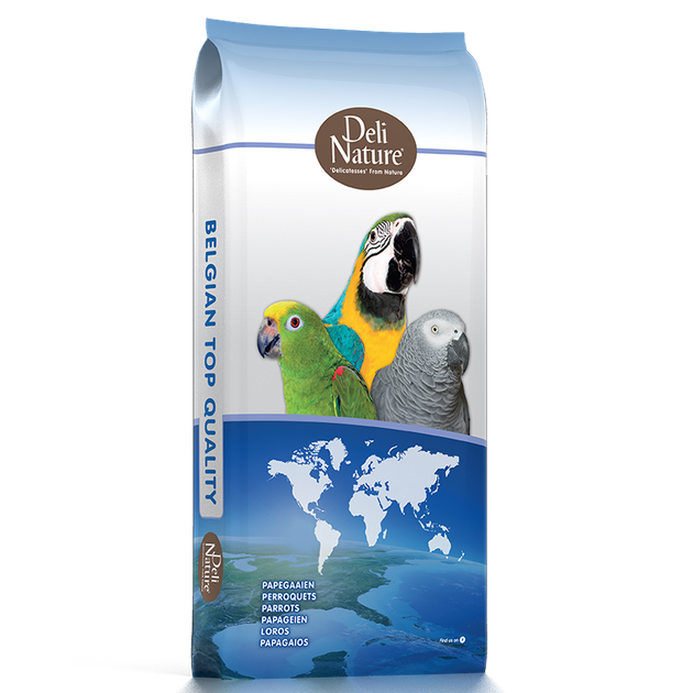 Корм для середніх та великих папуг Deli Nature 64 Parrots Supreme Fruits Делі Натюр з різними видами фруктів 15 кг - Фото 1 Корм для середніх та великих папуг Deli Nature 64 Parrots Supreme Fruits Делі Натюр з різними видами фруктів 15 кг - зображення 1