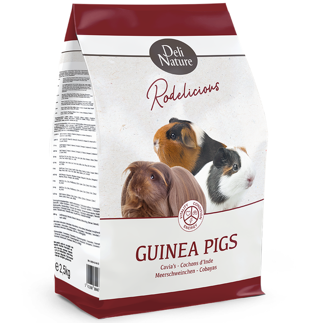 Корм для морських свинок Deli Nature Rodelicious Guinea Pigs Делі Натюр суперпреміум повнораціонний 750 г - Фото 1 Корм для морських свинок Deli Nature Rodelicious Guinea Pigs Делі Натюр суперпреміум повнораціонний 750 г - зображення 1