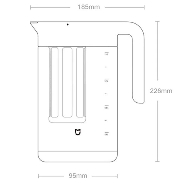 Кувшин MiJia Cold Water Bottle 1,6 л - Фото 3 Кувшин MiJia Cold Water Bottle 1,6 л - изображение 3