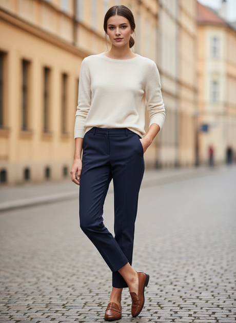 Брюки H&M 32 Синий (HM-02989736-Blue) - Фото 1 Брюки H&M 32 Синий (HM-02989736-Blue) - изображение 1