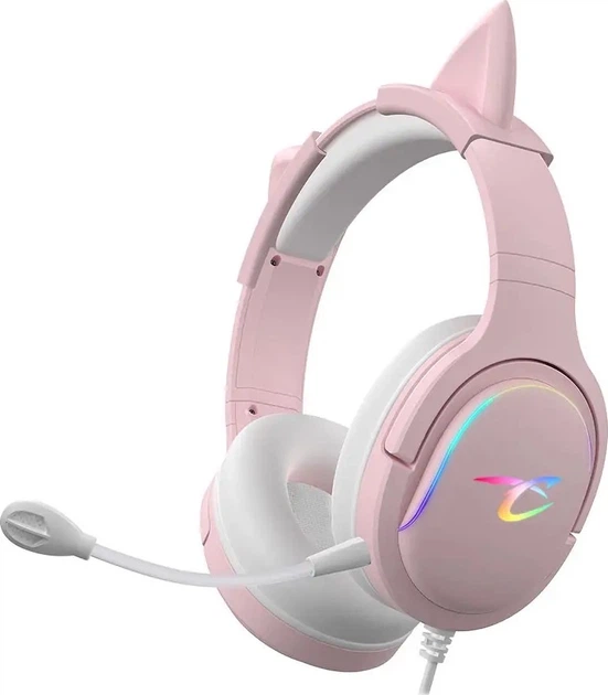 Навушники Subsonic Spectra LED Gaming Pink (SA5684-1) - зображення 6