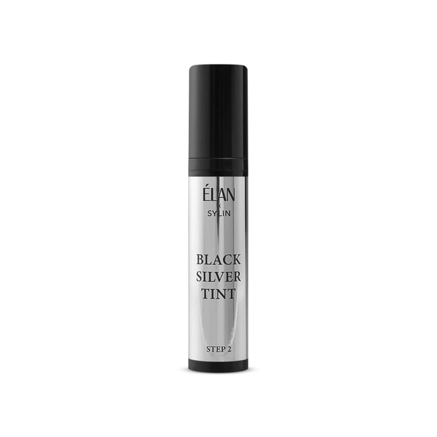 Система фарбування вій з інкапсульованим сріблом «BLACK SILVER TINT» (Засіб №2) ELAN, 10 мл - зображення 3
