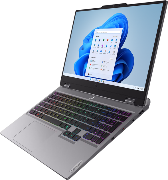 Laptop Lenovo LOQ 15AHP10 (83JG000QPB) Luna Grey - obraz 5