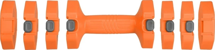 Zestaw hantli regulowanych HMS HL03 2 x 2.5 kg Pomarańczowe 17-47-401 (5908261685712) - obraz 3