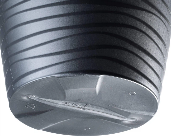 Круглий квітковий горщик Kadax Temara 30 см Антрацит (K743) - зображення 3