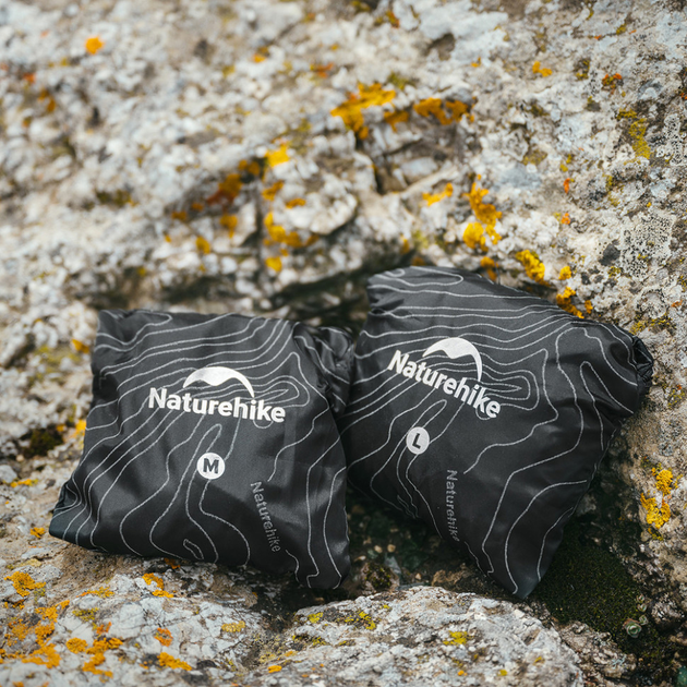 Чехол для рюкзака Naturehike CNK2450PJ010, L, черный - Фото 6 Чехол для рюкзака Naturehike CNK2450PJ010, L, черный - изображение 6