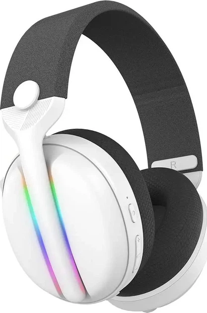 Навушники Subsonic Vektra LED Gaming Black/White (SA5717-2) - зображення 3