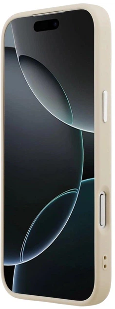 Панель Guess Triangle Logo MagSafe для Apple iPhone 17 Pro Max Beige (3666339515706) - зображення 7