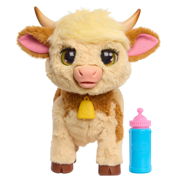 Интерактивная игрушка FurReal – Коровка Мэгги 28 см 28158 Реагирует на прикосновения 50 звуков - изображение 3