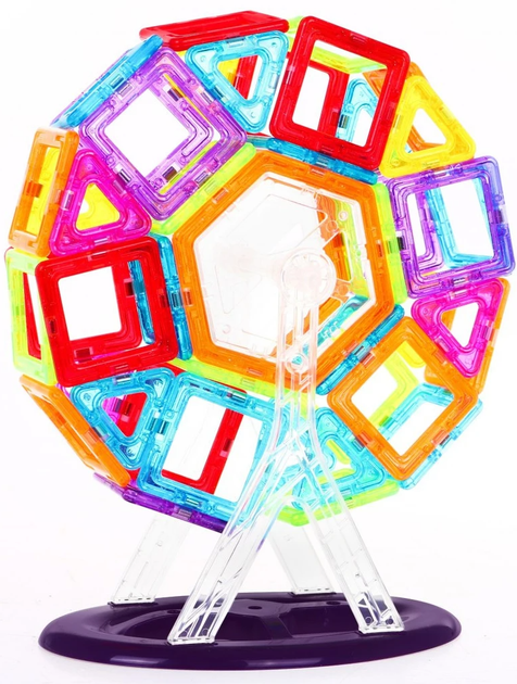 Магнітний конструктор Magnet Blocks 248 елементів (5903864914221) - зображення 5