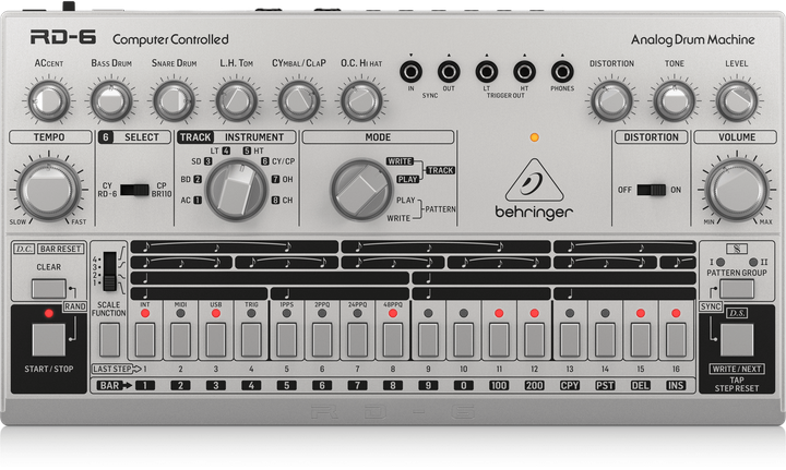 Драм-машина Behringer RD-6-SR 0720-ACY Срібний (4033653041126) - зображення 2