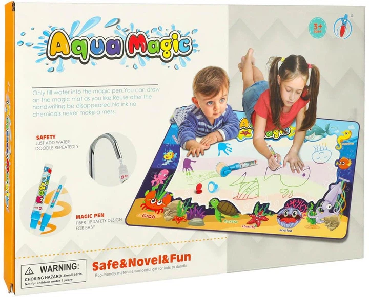 Килимок для малювання водою KIK Aqua Magic 100×80 см (5903039718449) - зображення 4