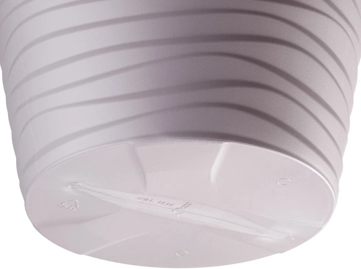 Круглий квітковий горщик Kadax Temara 40 см Сіро-бежевий (K4376) - зображення 4