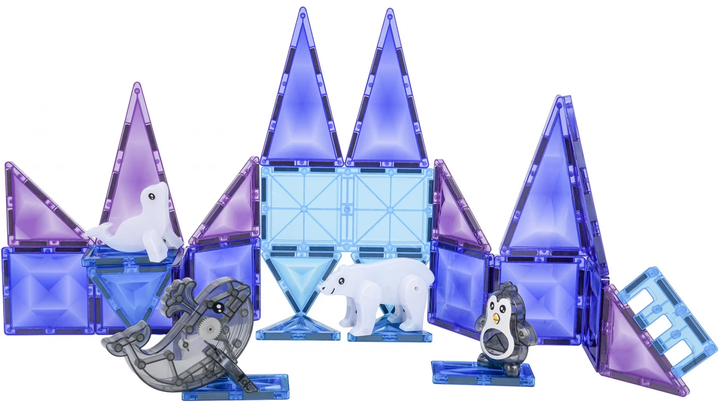 Магнітний конструктор 3D ICE SNOW 30 елементів (5903864973891) - зображення 3