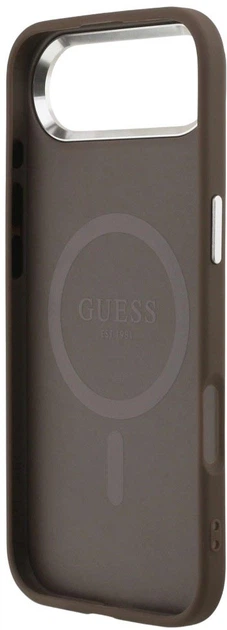 Панель Guess 4G Triangle Logo MagSafe для Apple iPhone Air Brown (3666339517601) - зображення 6