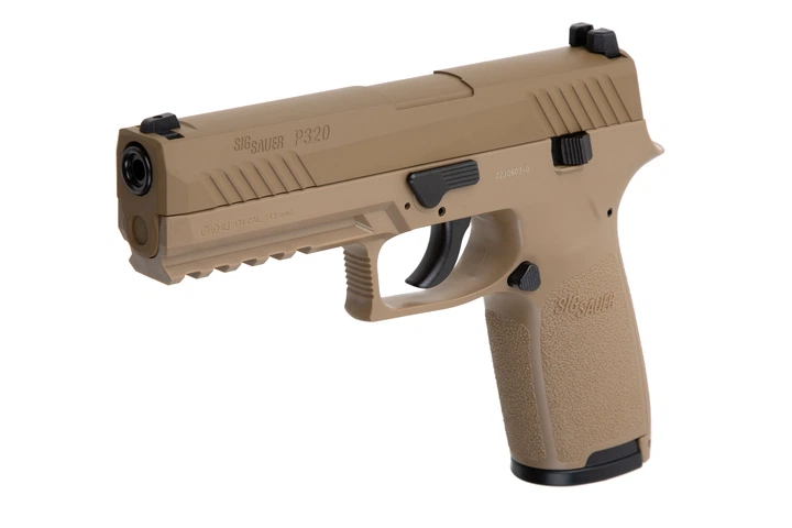 Пистолет пневматический Sig Sauer P320 кал.177, COYOTE TAN - Фото 4 Пистолет пневматический Sig Sauer P320 кал.177, COYOTE TAN - изображение 4