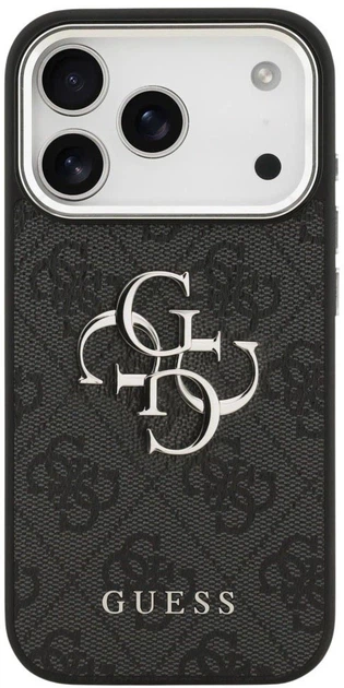Etui Guess 4G Big 4G Classic Logo do Apple iPhone 17 Pro Black (3666339517779) - obraz 3