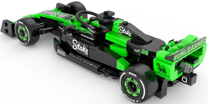 Конструктор RASTAR Болід F1 Stake Team KICK Sauber C44 у масштабі 1:24 319 елементів (6930751324695) - зображення 3