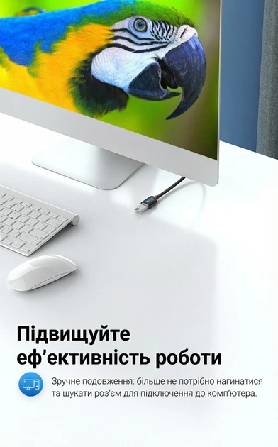 Кабель-удлинитель Vention USB 3.0 1 м 5 Гбит/с Черный (CBHBF) - изображение 5