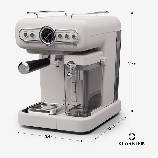 Кофеварка Кофемашина Klarstein Espressionata Evo 950 Вт Белый Б/У - Фото 2 Кофеварка Кофемашина Klarstein Espressionata Evo 950 Вт Белый Б/У - изображение 2