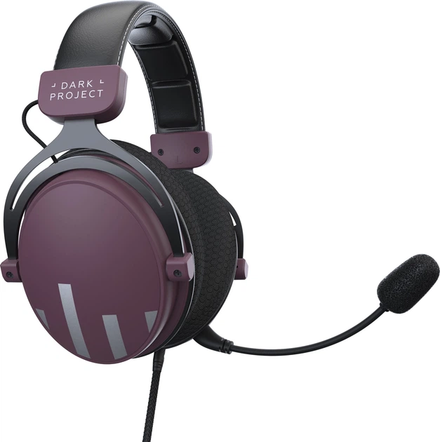 Słuchawki Dark Project One HS-4 Wired Purple/Black (DPO-HS-5004) - obraz 6