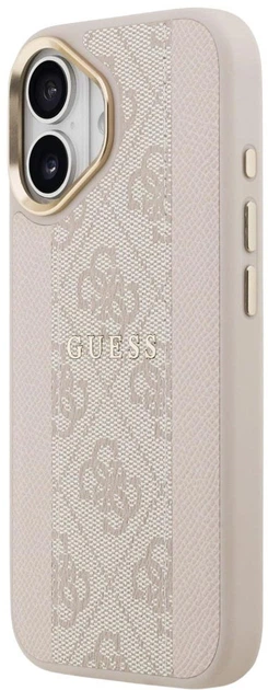Панель Guess 4G Stripe MagSafe для Apple iPhone 17 Pink (3666339515706) - зображення 2