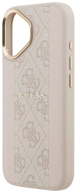 Панель Guess 4G Stripe MagSafe для Apple iPhone 17 Pink (3666339515706) - зображення 5
