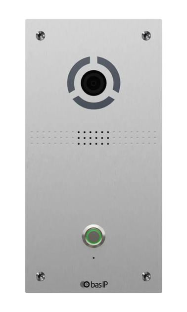 IP-відеопанель BAS-IP AV-04FD 2Мп 100° PoE, Silver - Фото 1 IP-відеопанель BAS-IP AV-04FD 2Мп 100° PoE, Silver - зображення 1