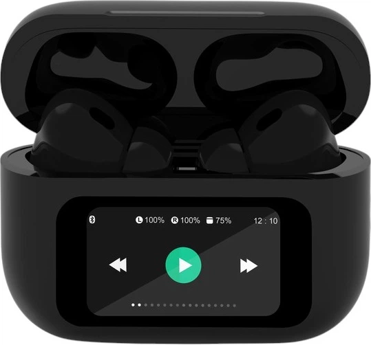 Навушники Gembird TWS-LCD-ANC-01-BK Black - зображення 2