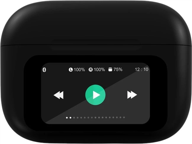 Навушники Gembird TWS-LCD-ANC-01-BK Black - зображення 3