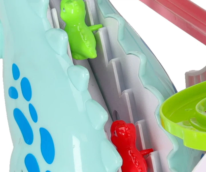 Tor wyścigowy KIK Dinozaur zjeżdżalnia ruchome schody LED dźwięk (5903039719170) - obraz 5