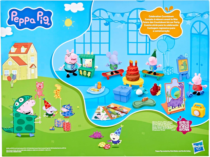 Адвент календарь вечеринка Джорджа Свинка Пеппа PEPPA PIG George s Party Advent Calendar with 24 Surprise Toys - изображение 8