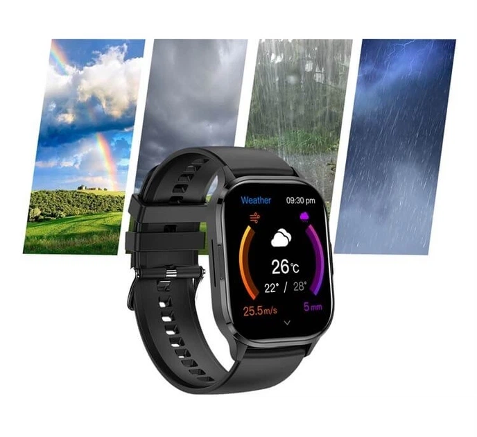 Смарт-годинник LEMFO HK21 Silver AMOLED екран. - зображення 4