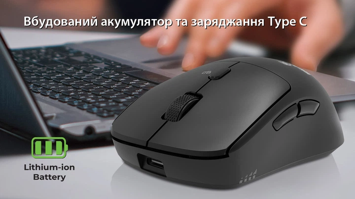 Мышь Real-El RM-355W Wireless Black (EL123200054) - изображение 15