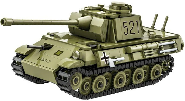 Zestaw klocków Tank Panther Zielony 638 elementów (5903864973358) - obraz 2