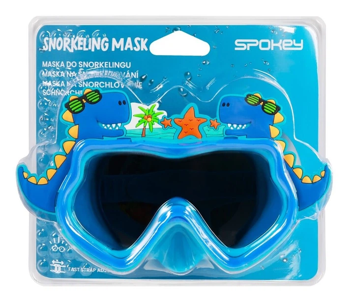 Maska do nurkowania powierzchniowego dla dzieci z nakładką Spokey WAVY (5905339461223) - obraz 3