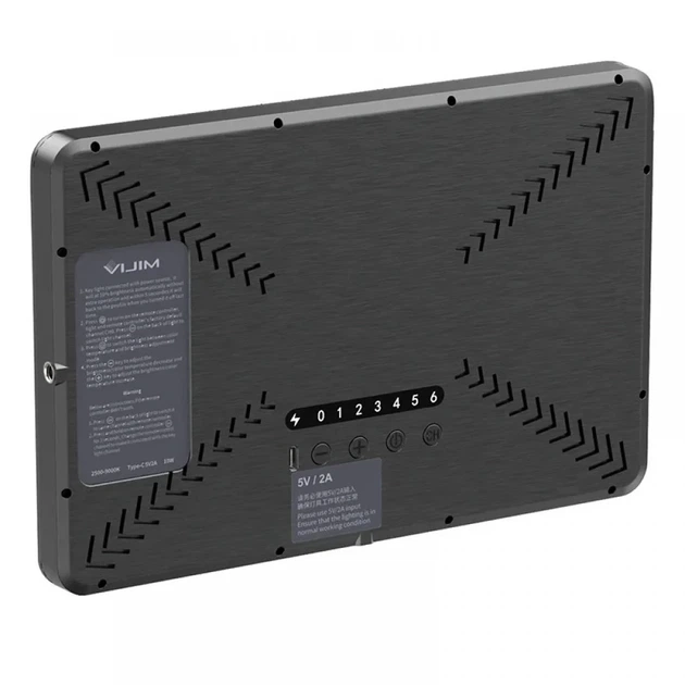 Світлодіодна панель Ulanzi Vijim K20 11" на стійці 80см 2500-9000К USB - зображення 4