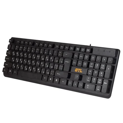 Клавіатура GTL 8277 Black, USB, Standard Office - зображення 6