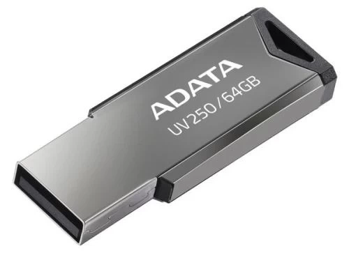 Флеш накопичувач USB 64Gb ADATA UV250, Silver, USB 2.0 (AUV250-64G-RBK) - зображення 5