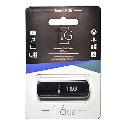 Флеш накопитель USB 16Gb T&G Classic TG011, Black, USB 2.0 (TG011-16GBBK) - изображение 4