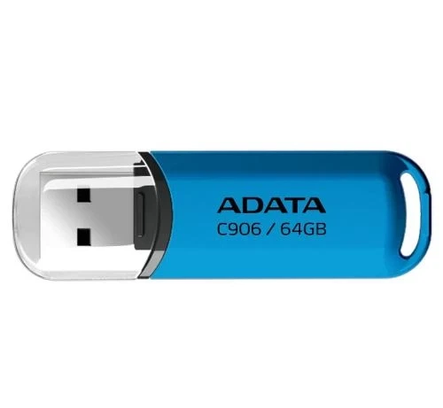 Флеш накопичувач USB 64Gb ADATA C906, Blue, USB 2.0 (AC906-64G-RWB) - зображення 5