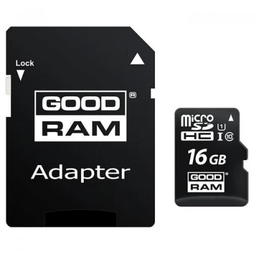 Карта памяти microSDHC, 16Gb, Goodram M1AA, SD адаптер (M1AA-0160R12) - изображение 4