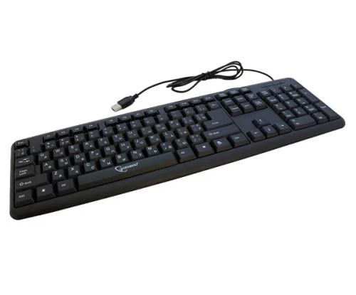 Клавіатура Gembird KB-U-103-UA стандартна, USB, Black - зображення 7