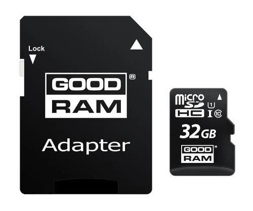 Карта памяти microSDHC, 32Gb, Goodram M1AA, SD адаптер (M1AA-0320R12) - изображение 3