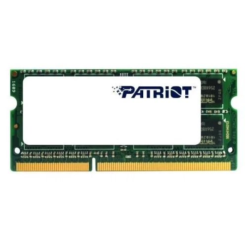 Память SO-DIMM, DDR3, 8Gb, 1600 MHz, Patriot, 1.35V (PSD38G1600L2S) - Фото 2 Память SO-DIMM, DDR3, 8Gb, 1600 MHz, Patriot, 1.35V (PSD38G1600L2S) - изображение 2