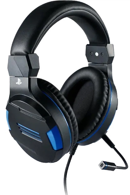 Навушники BigBen Gaming PS4 Gaming Headset V3 Black/Blue (3499550371093) - зображення 2