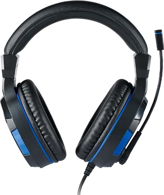 Навушники BigBen Gaming PS4 Gaming Headset V3 Black/Blue (3499550371093) - зображення 3