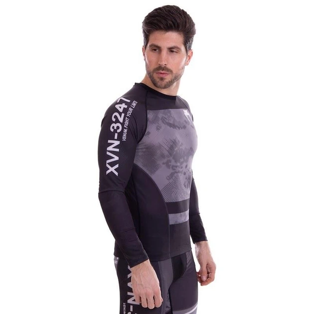 Рашгард лонгслив мужской VNM 9514 XL Черный - Фото 2 Рашгард лонгслив мужской VNM 9514 XL Черный - изображение 2